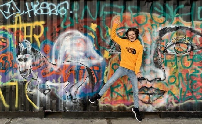 street art spotten met kinderen