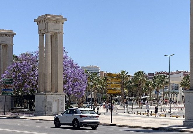 met de auto naar malaga