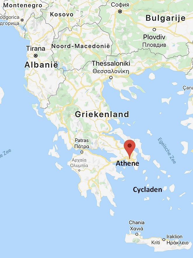 kaart-athene