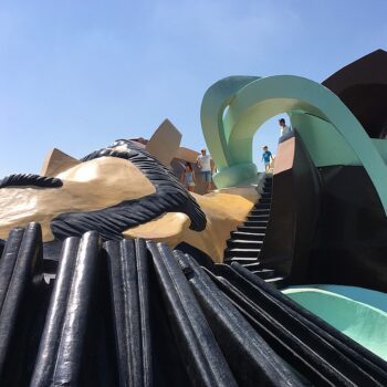 Gulliver park: gratis glijbanen speeltuin in Valencia