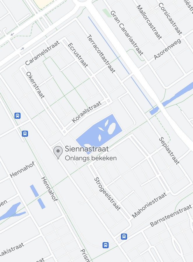 bushaltes bij siennastraat en terracottastraat