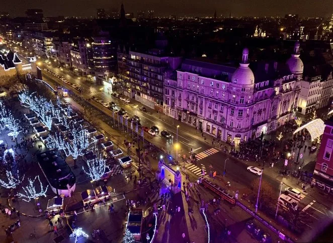 reuzenrad antwerpen kerst