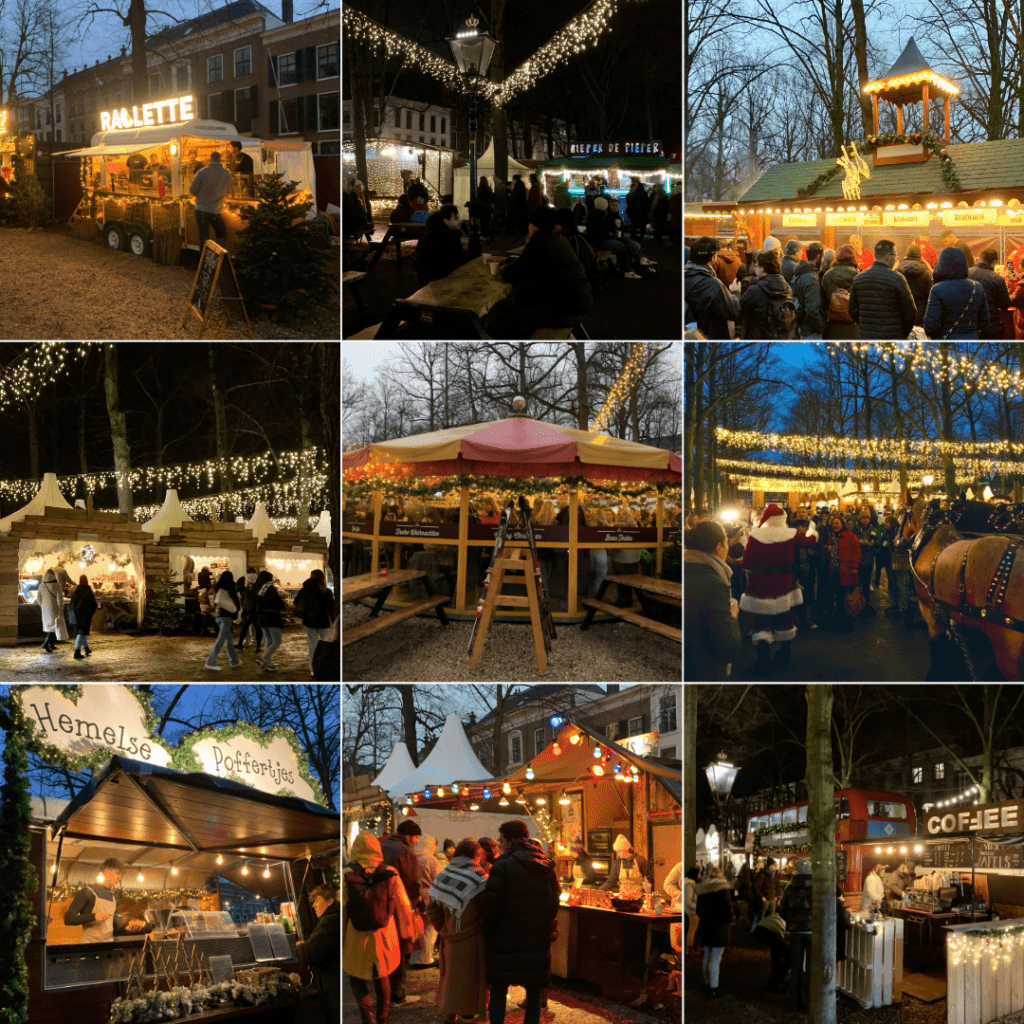 waar eten op de kerstmarkt in den haag