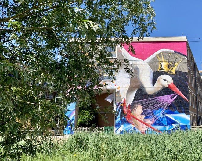 street-art-ooievaar-den-haag