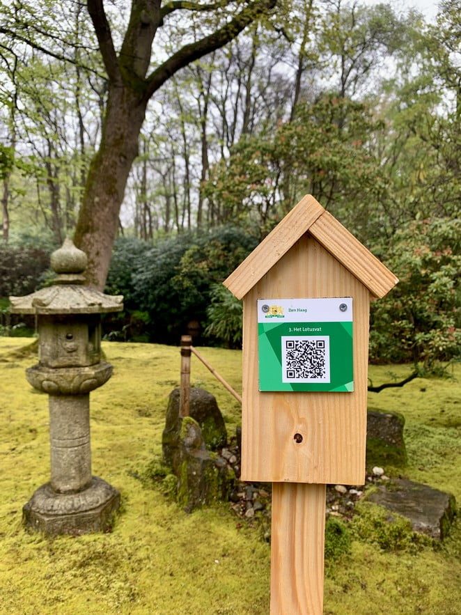 qr codes japanse tuin