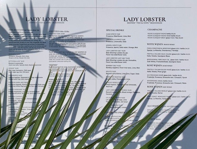 lady lobster beachclub simonis scheveningen