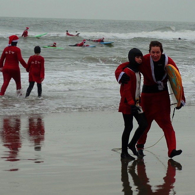 surfin santas kinderen